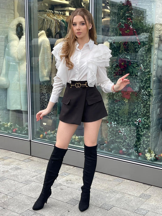 Compleu fusta cu camasa